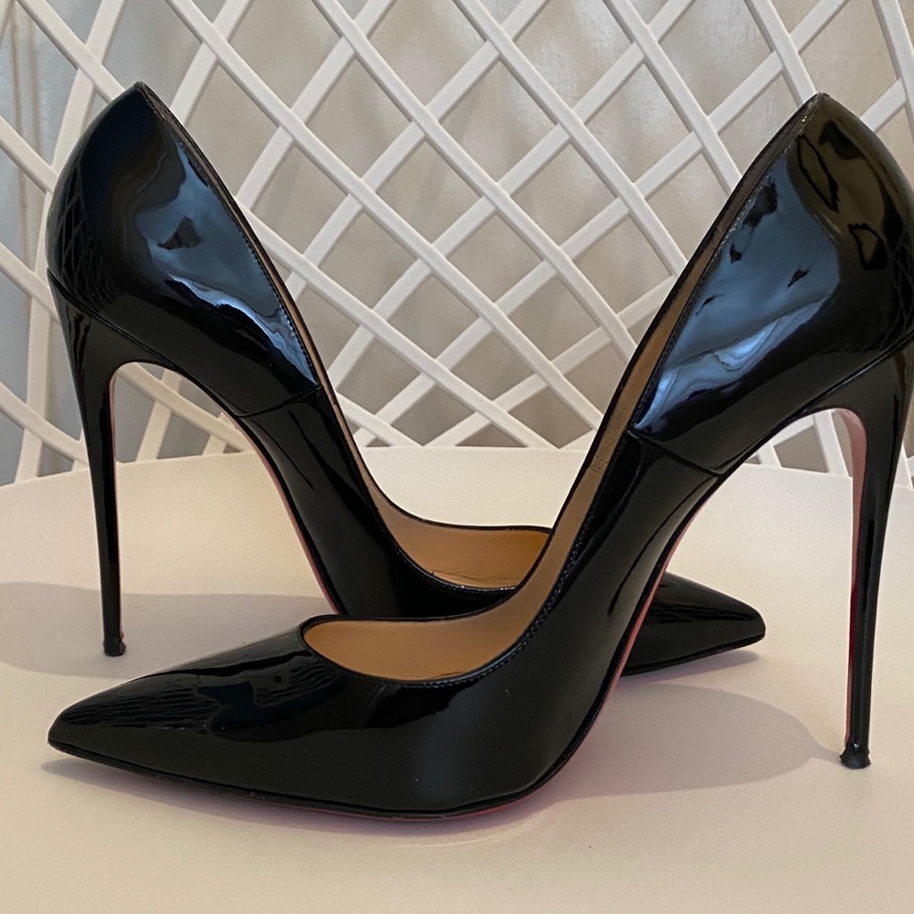 Christian Louboutin  "So Kate" 120 black patent